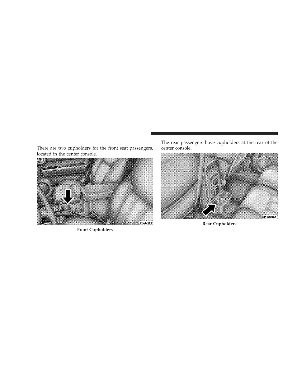 Cupholders | Jeep 2009 Liberty - Owner Manual User Manual | Page 186 / 506