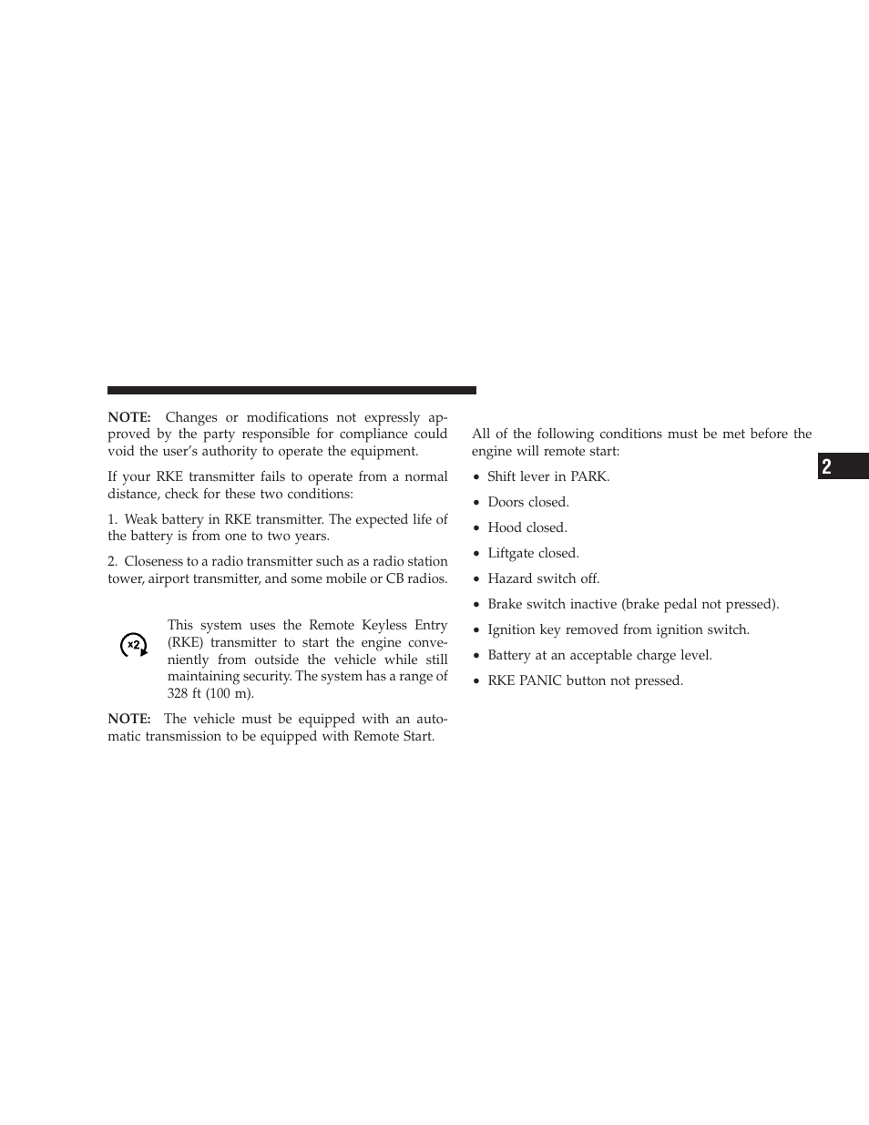 Remote starting system - if equipped, How to use remote start, Remote starting system — if equipped | Jeep 2009 Liberty - Owner Manual User Manual | Page 29 / 506