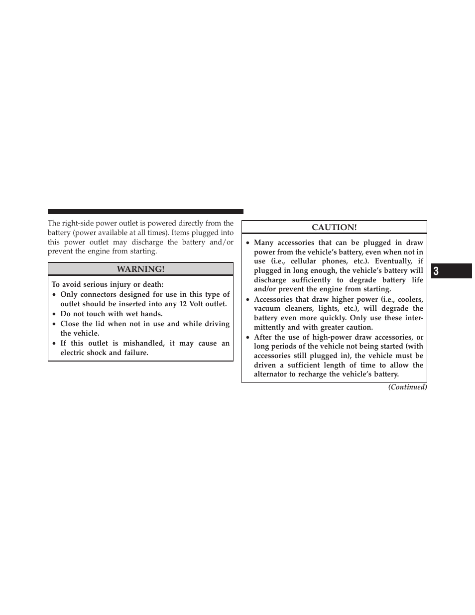 Jeep 2009 Wrangler - Owner Manual User Manual | Page 109 / 502