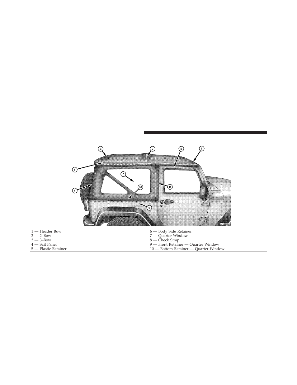 Folding down the soft top | Jeep 2009 Wrangler - Owner Manual User Manual | Page 136 / 502