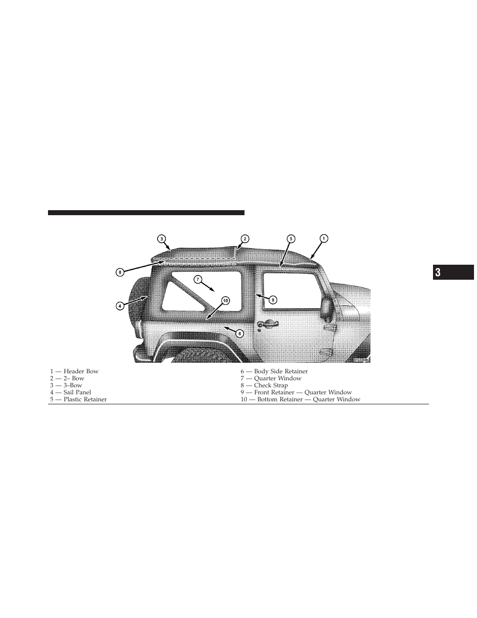 Putting up the soft top | Jeep 2009 Wrangler - Owner Manual User Manual | Page 145 / 502