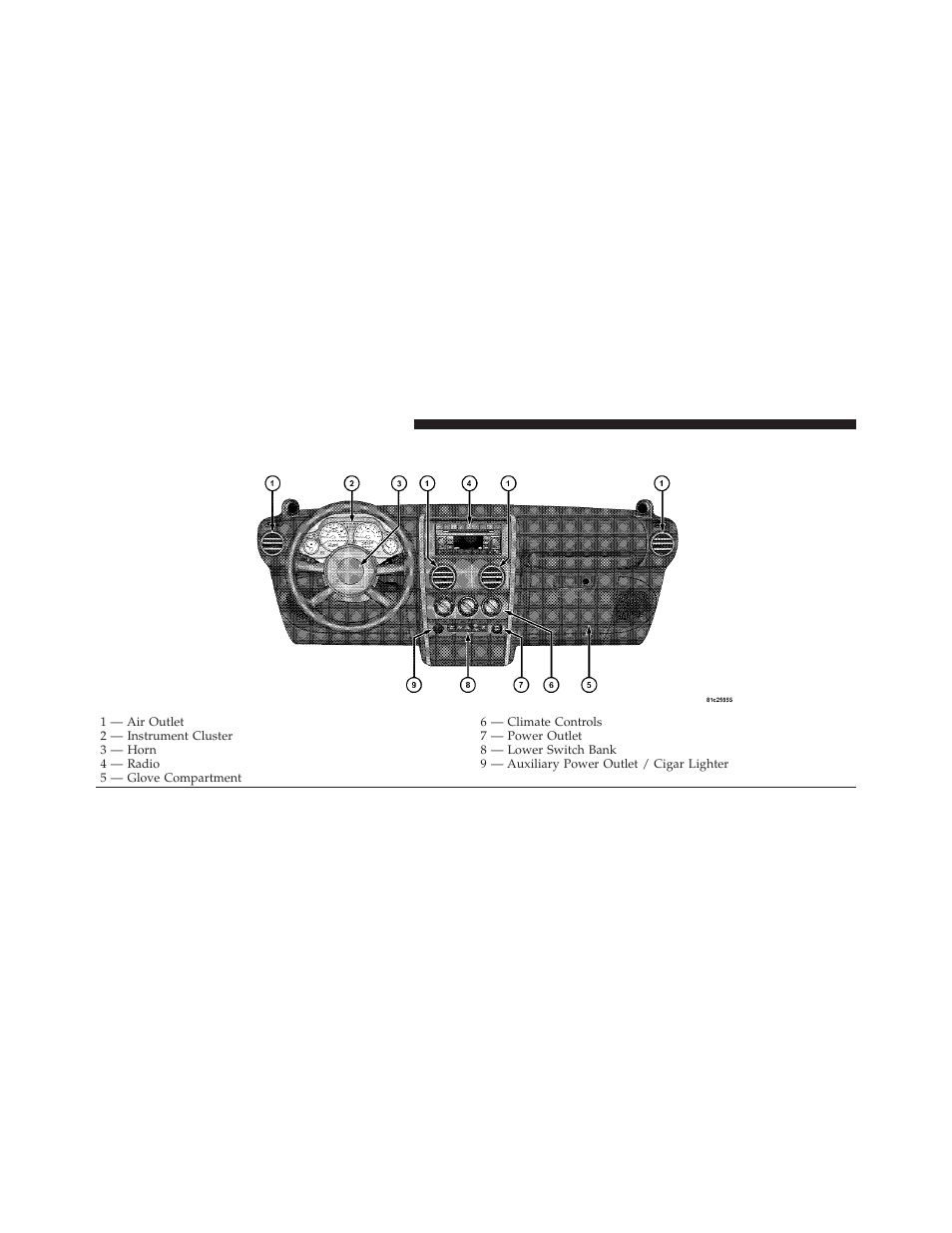 Instrument panel features | Jeep 2009 Wrangler - Owner Manual User Manual | Page 200 / 502