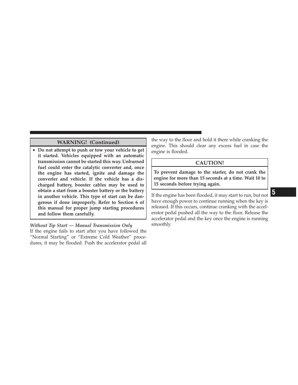 Jeep 2009 Wrangler - Owner Manual User Manual | Page 281 / 502
