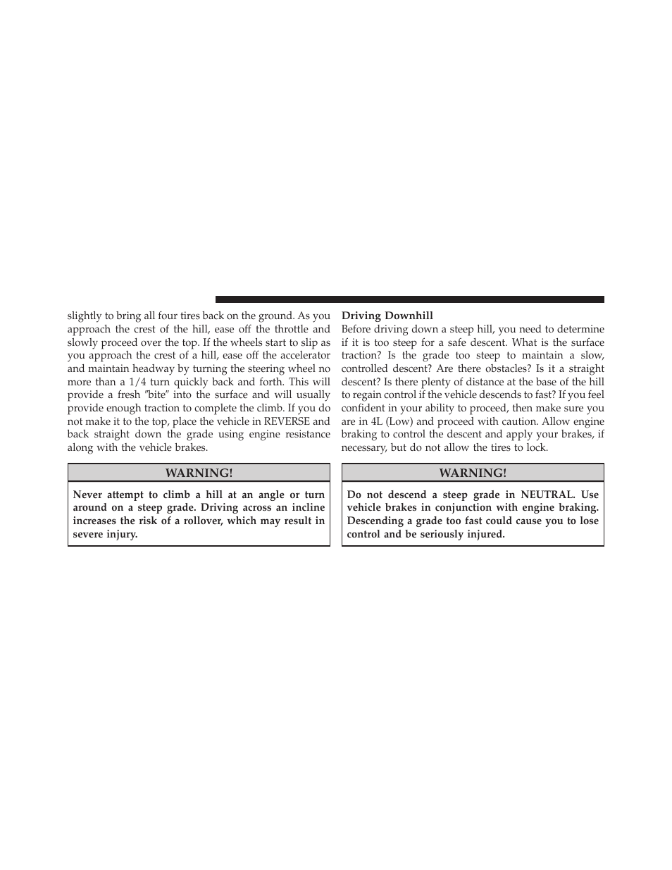 Jeep 2009 Wrangler - Owner Manual User Manual | Page 310 / 502