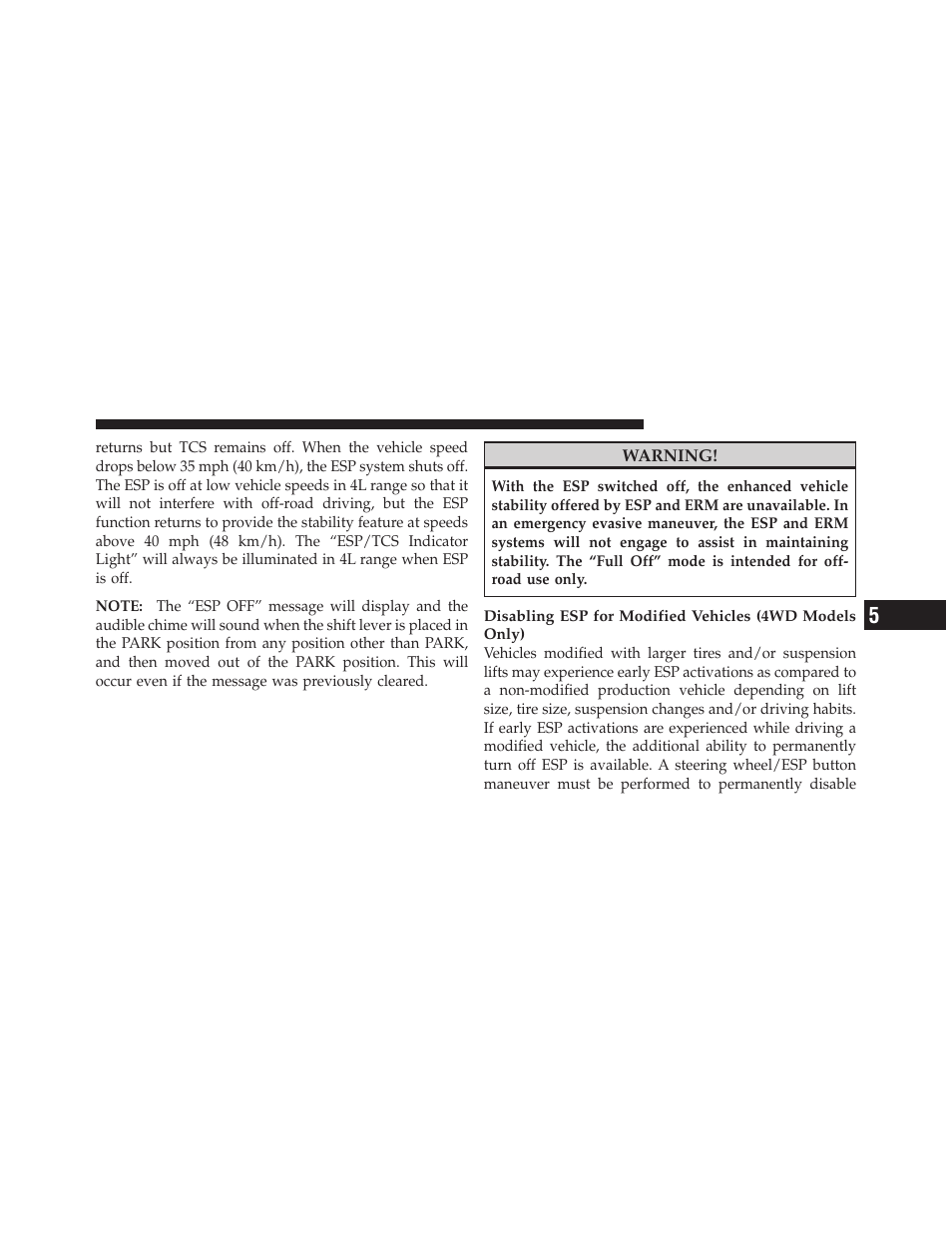 Jeep 2009 Wrangler - Owner Manual User Manual | Page 331 / 502
