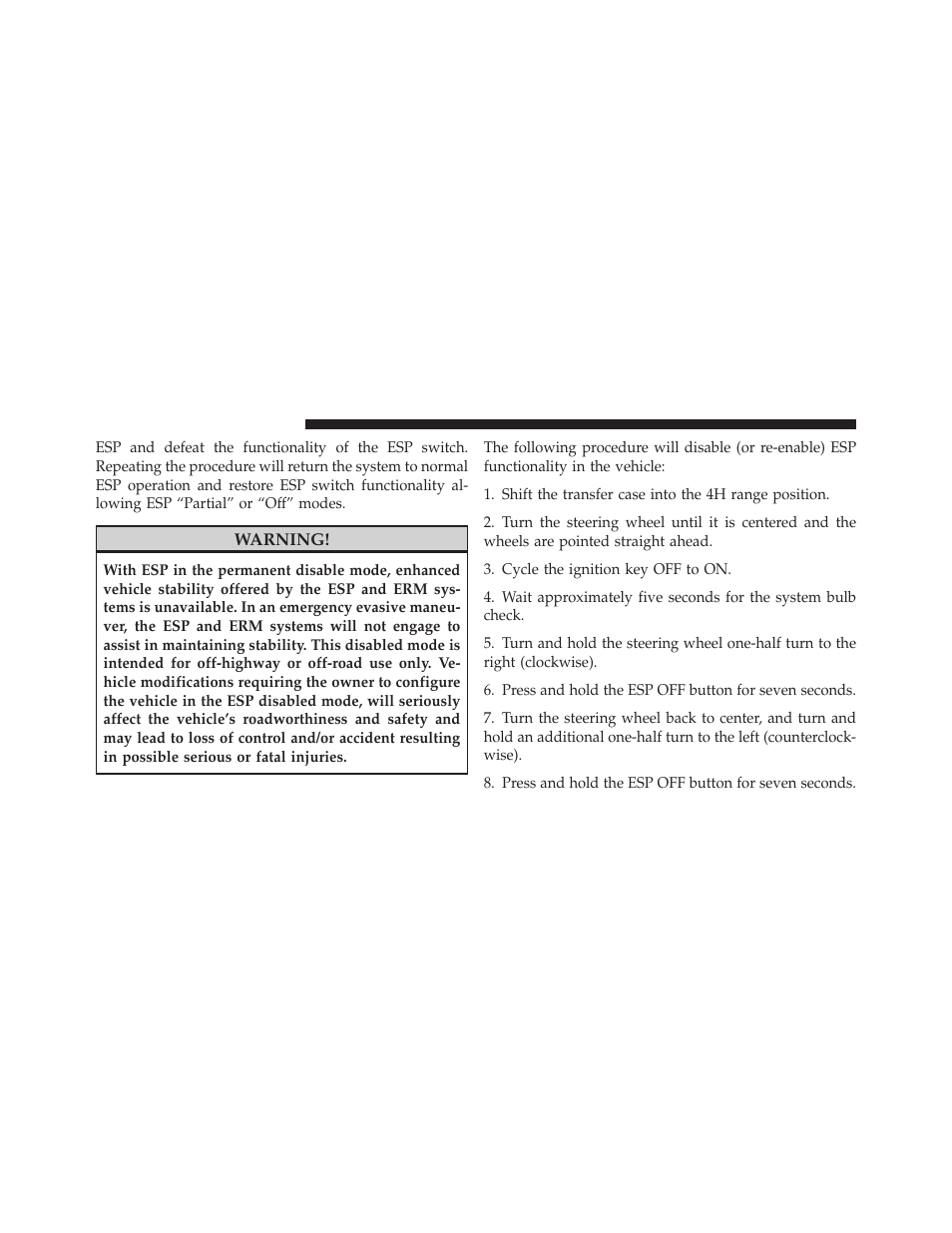 Jeep 2009 Wrangler - Owner Manual User Manual | Page 332 / 502