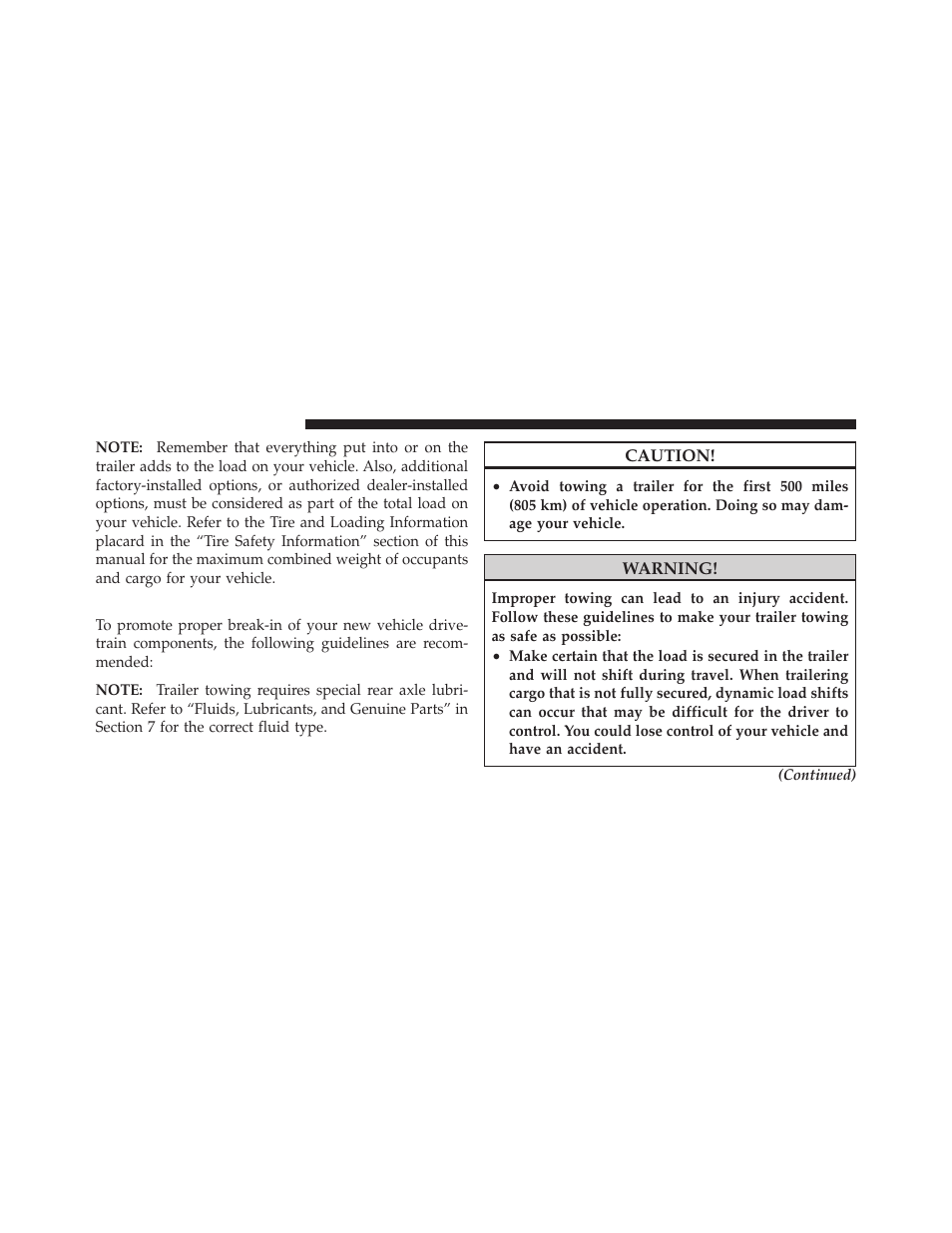 Towing requirements | Jeep 2009 Wrangler - Owner Manual User Manual | Page 378 / 502