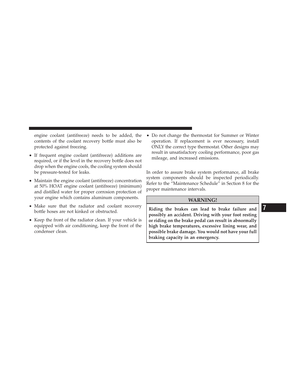 Brake system | Jeep 2009 Wrangler - Owner Manual User Manual | Page 423 / 502