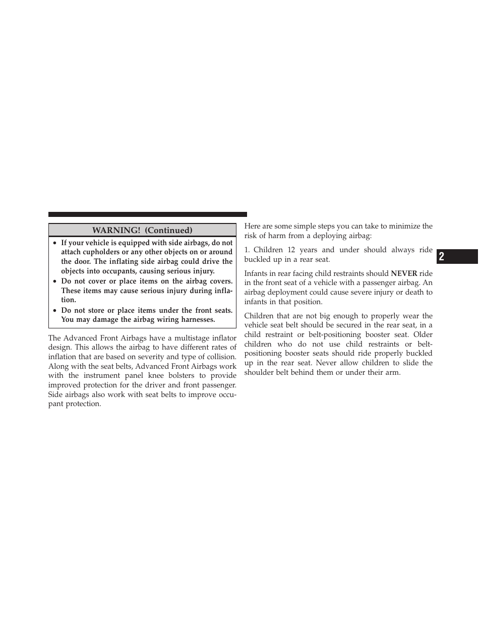 Jeep 2009 Wrangler - Owner Manual User Manual | Page 53 / 502