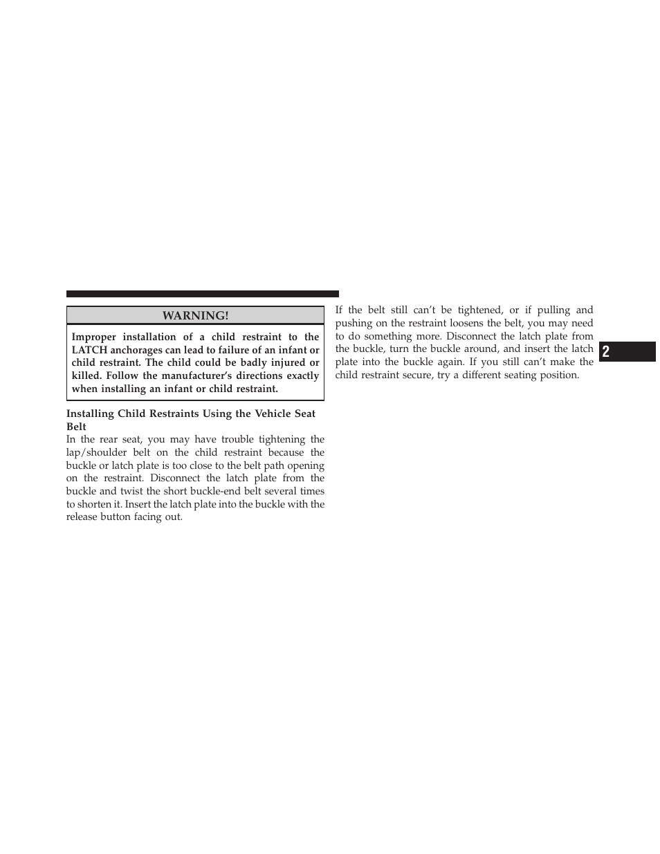 Jeep 2009 Wrangler - Owner Manual User Manual | Page 73 / 502