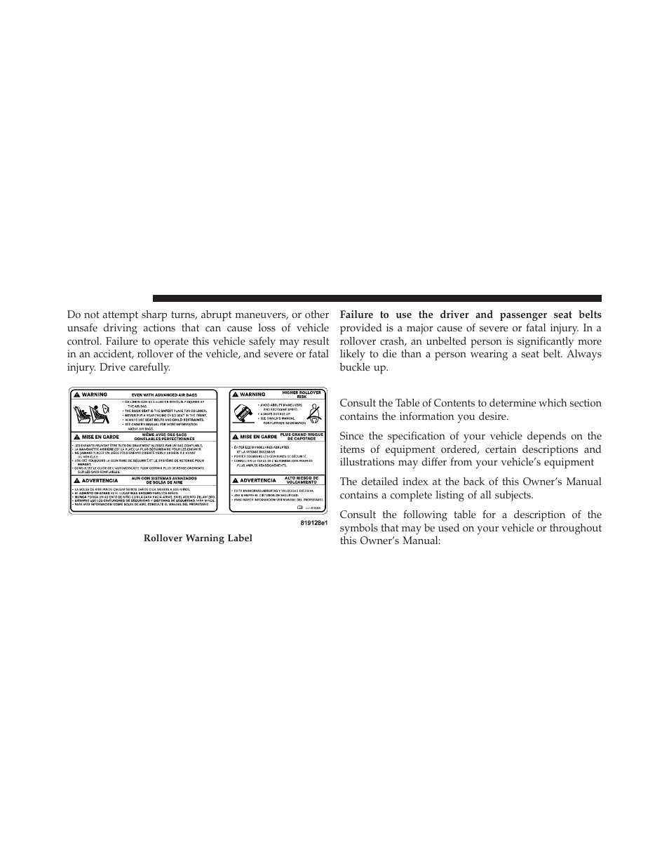 How to use this manual | Jeep 2009 Wrangler - Owner Manual User Manual | Page 8 / 502