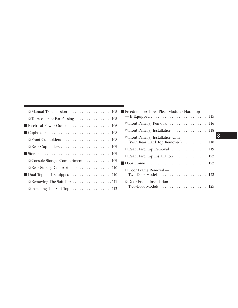 Jeep 2009 Wrangler - Owner Manual User Manual | Page 81 / 502