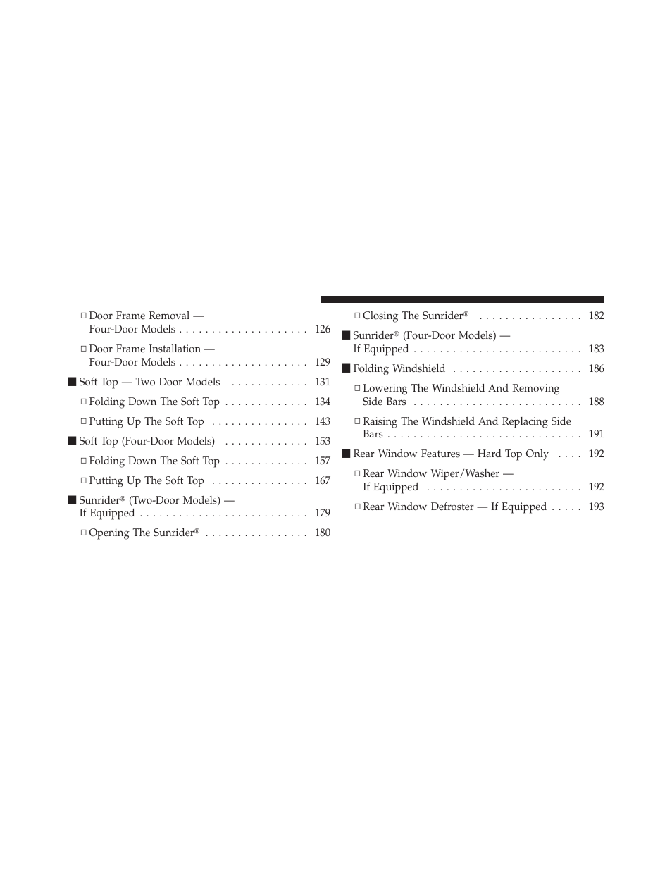 Jeep 2009 Wrangler - Owner Manual User Manual | Page 82 / 502