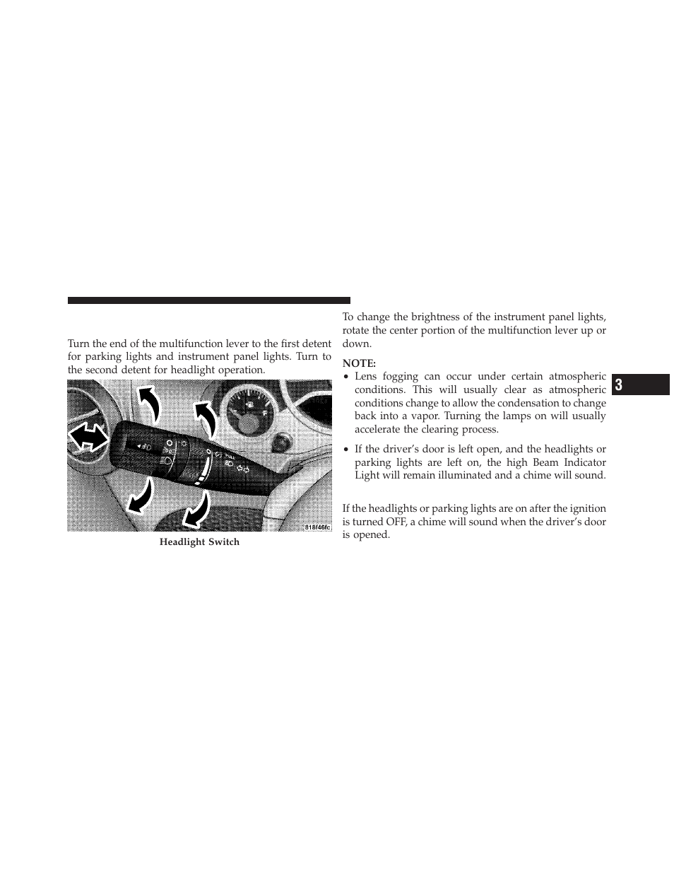 Lights-on reminder | Jeep 2009 Wrangler - Owner Manual User Manual | Page 97 / 502