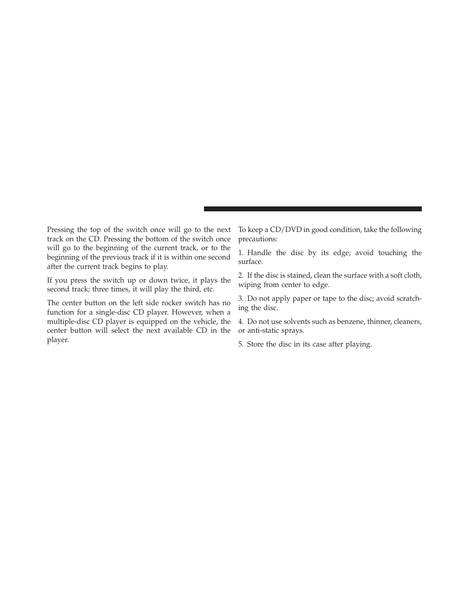 Cd player, Cd/dvd maintenance | Jeep 2010 Commander - Owner Manual User Manual | Page 222 / 460