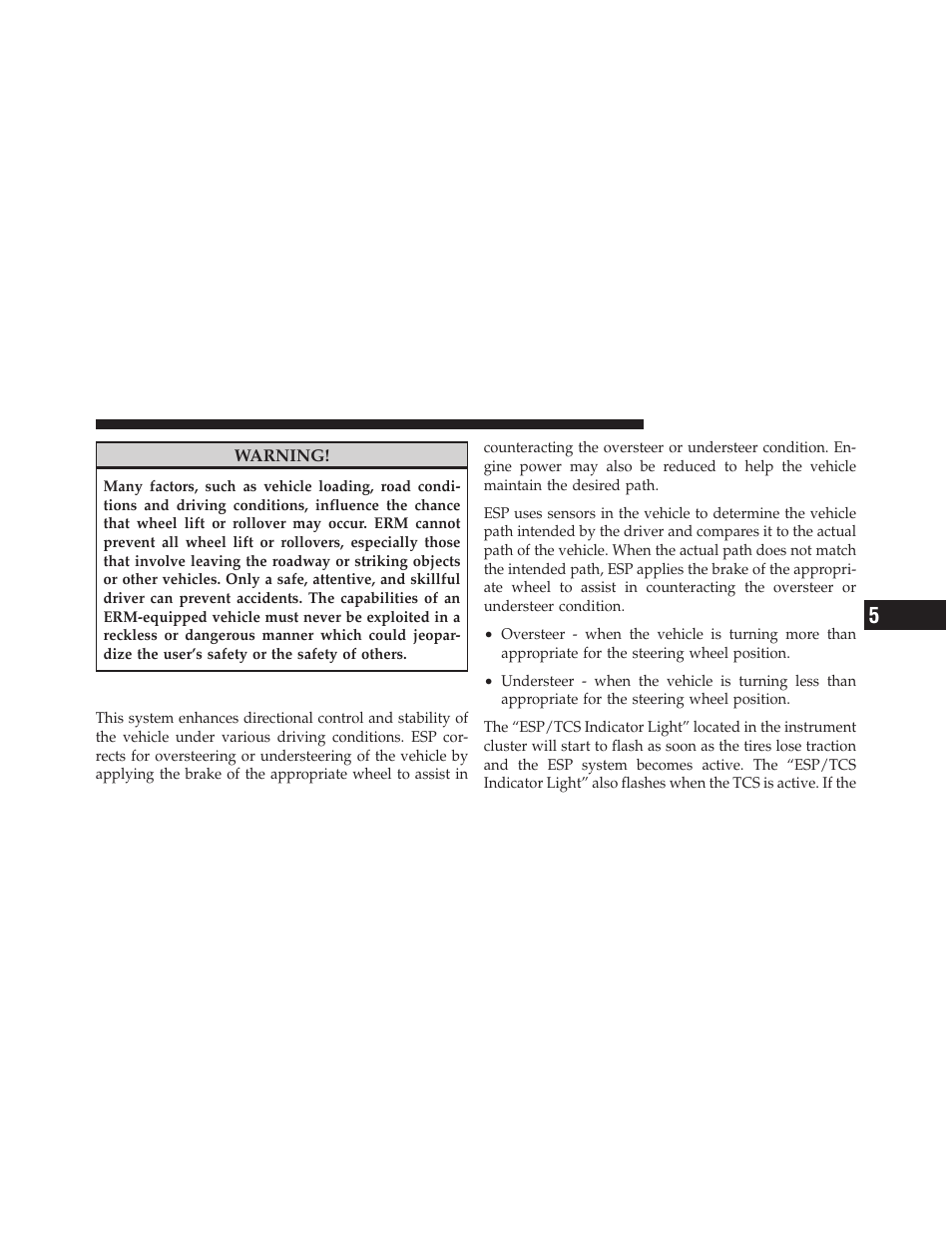 Electronic stability program (esp) | Jeep 2010 Commander - Owner Manual User Manual | Page 275 / 460