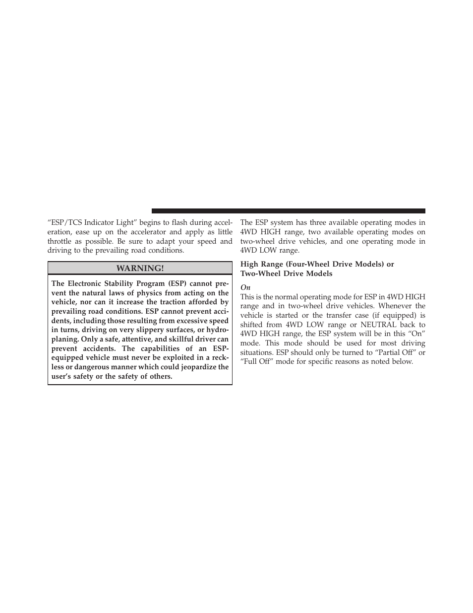 Jeep 2010 Commander - Owner Manual User Manual | Page 276 / 460