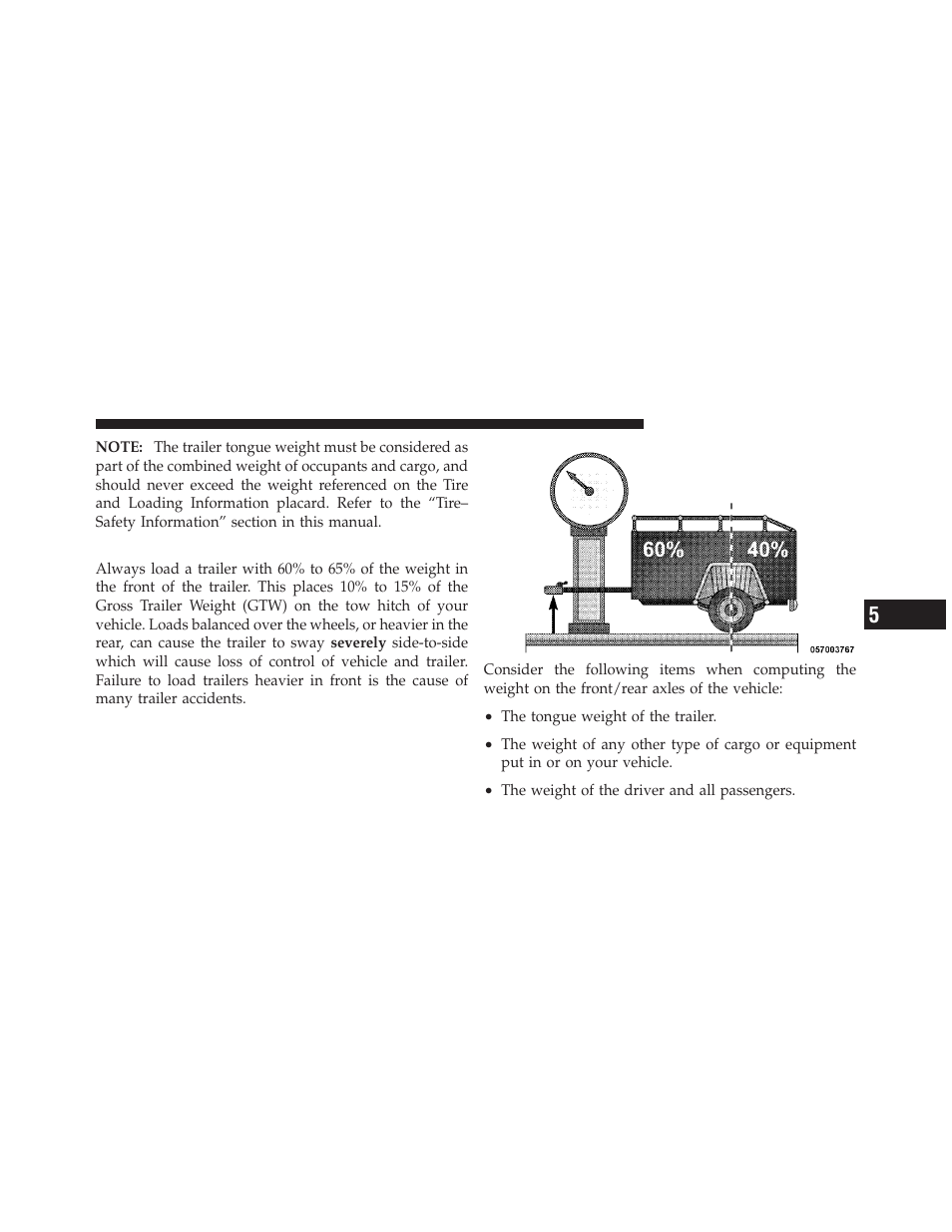Trailer and tongue weight | Jeep 2010 Commander - Owner Manual User Manual | Page 329 / 460