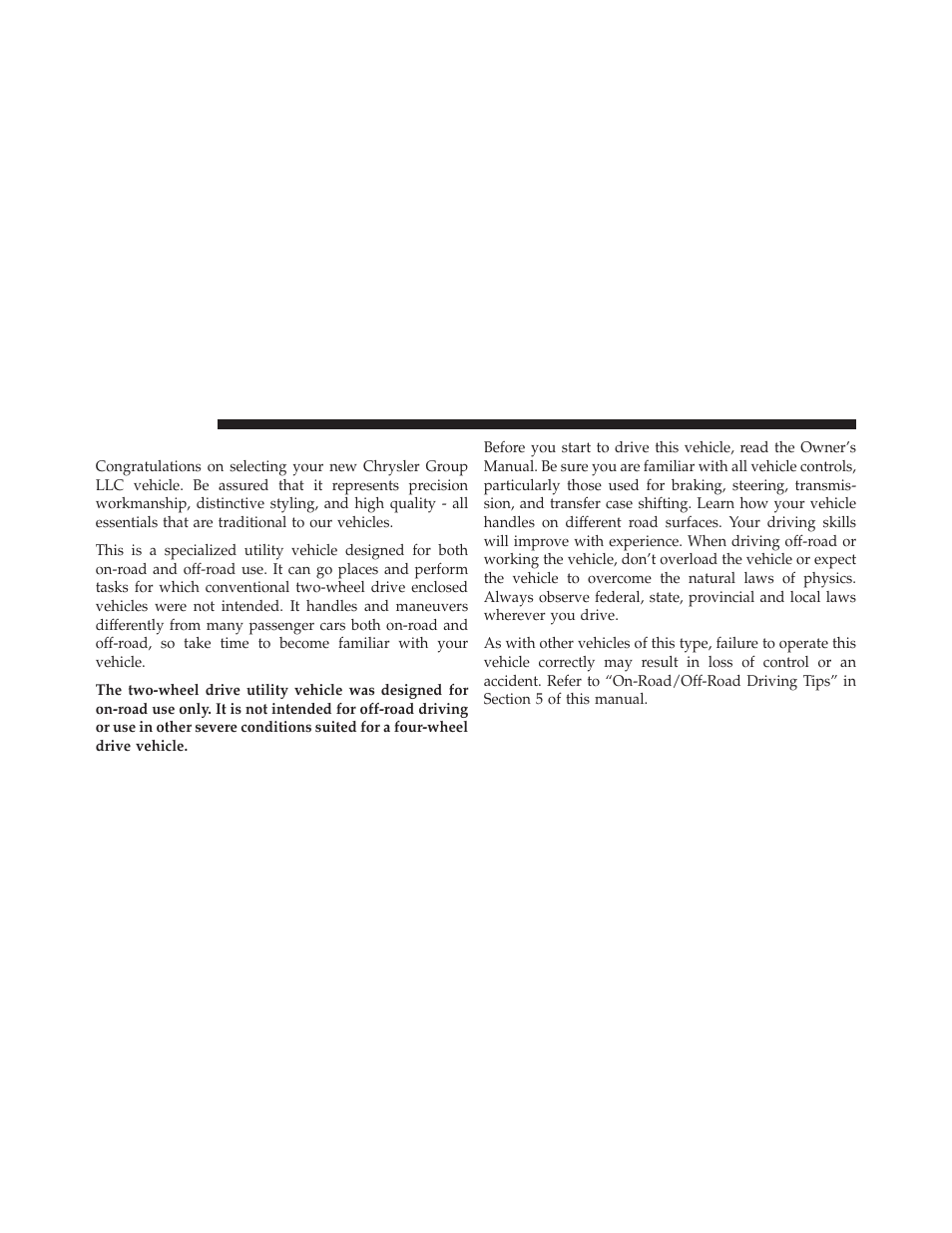 Introduction | Jeep 2010 Commander - Owner Manual User Manual | Page 4 / 460