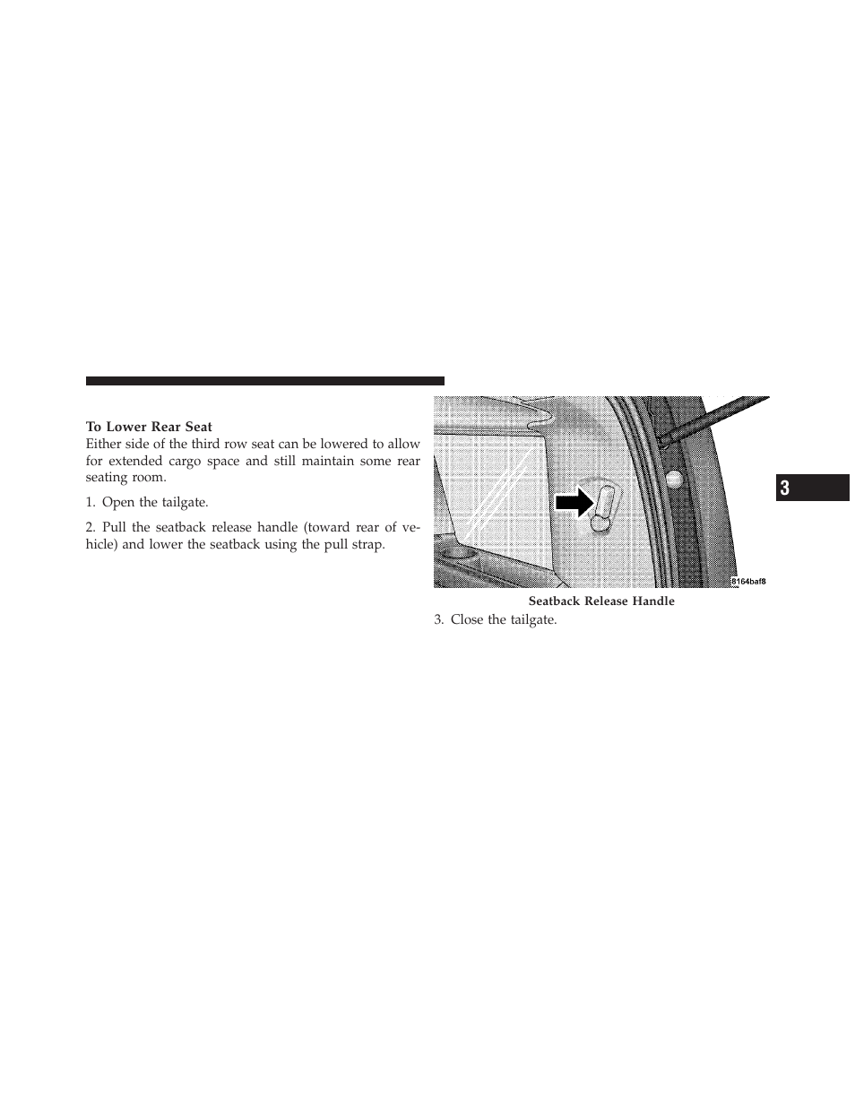 50/50 third row folding seat — if equipped, 50/50 third row folding seat, If equipped | Jeep 2010 Commander - Owner Manual User Manual | Page 97 / 460