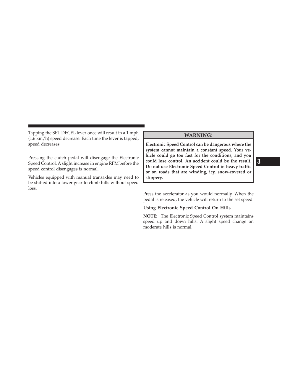 Manual transaxle, To accelerate for passing | Jeep 2010 Compass - Owner Manual User Manual | Page 152 / 474