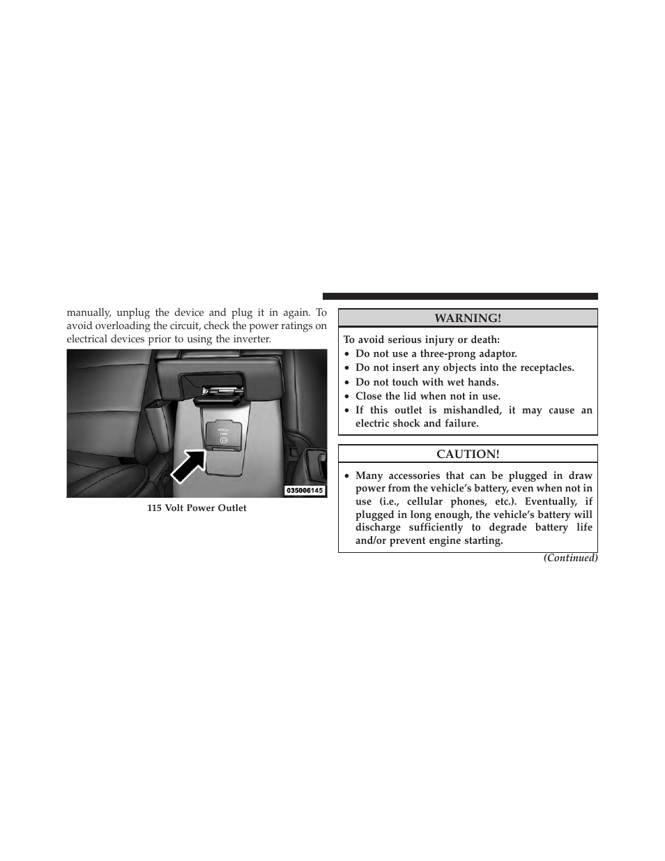 Jeep 2010 Compass - Owner Manual User Manual | Page 165 / 474