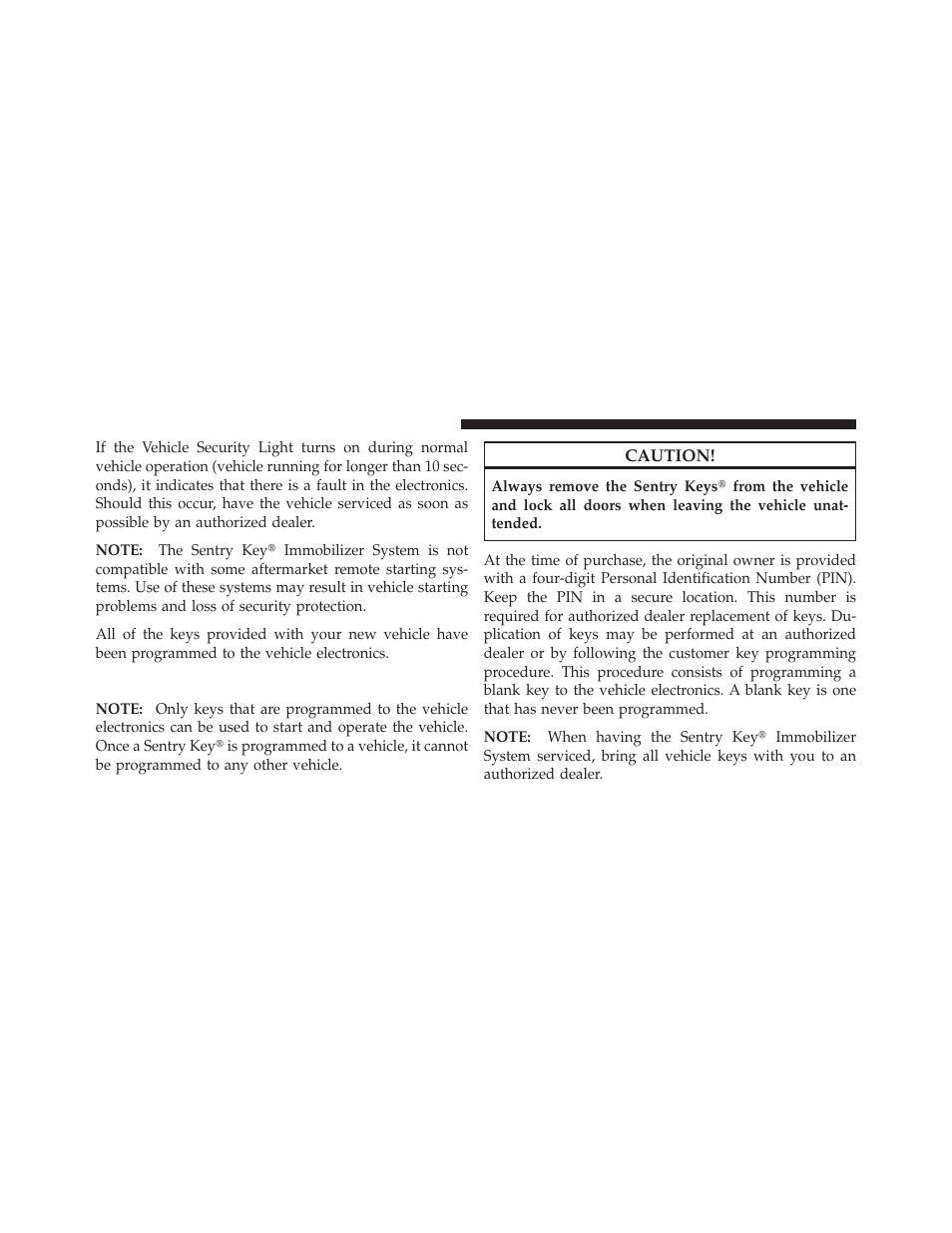 Replacement keys | Jeep 2010 Compass - Owner Manual User Manual | Page 17 / 474