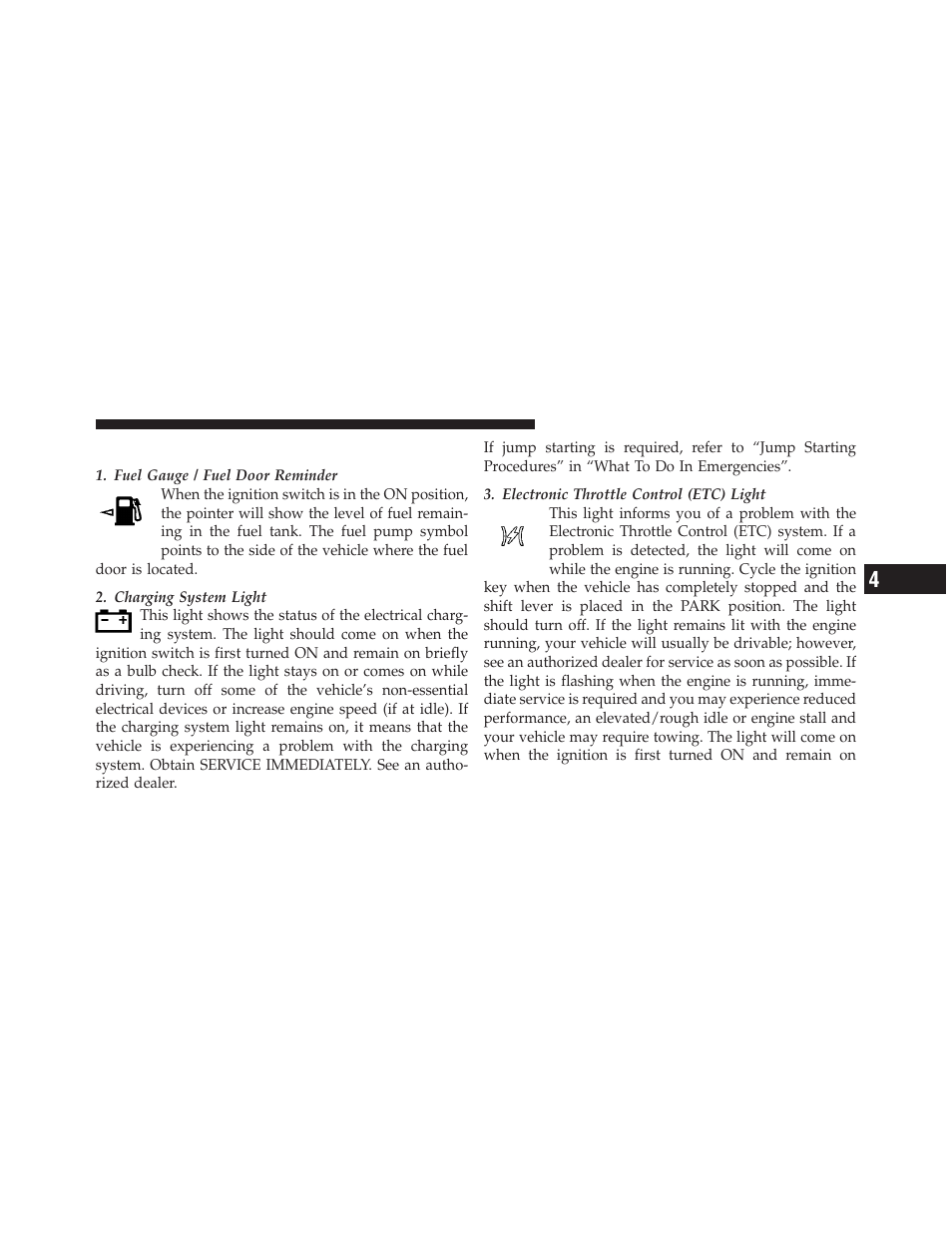 Instrument cluster descriptions | Jeep 2010 Compass - Owner Manual User Manual | Page 184 / 474