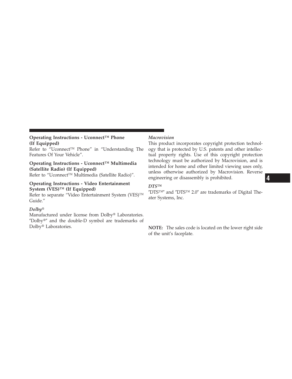 Media center 730n/430 (rer/ren/rbz) | Jeep 2010 Compass - Owner Manual User Manual | Page 222 / 474