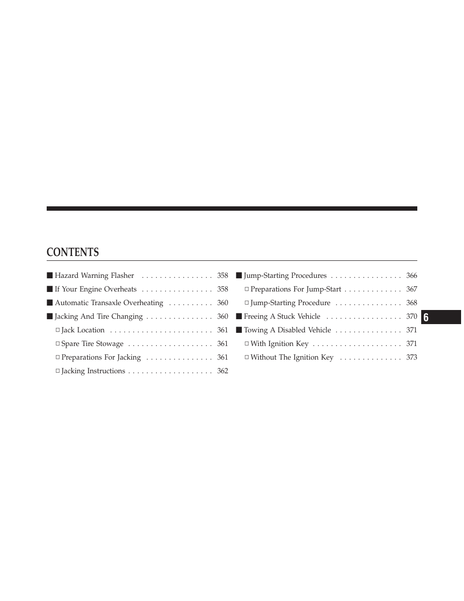 Jeep 2010 Compass - Owner Manual User Manual | Page 358 / 474