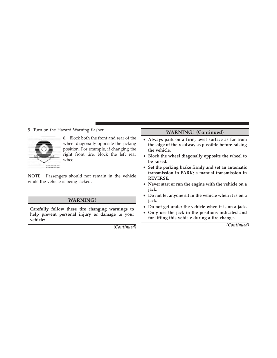 Jacking instructions | Jeep 2010 Compass - Owner Manual User Manual | Page 363 / 474