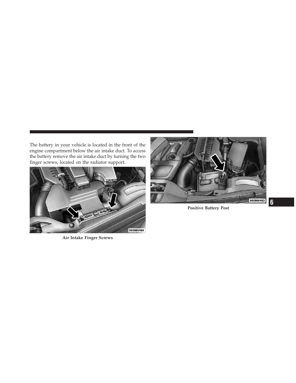 Preparations for jump-start | Jeep 2010 Compass - Owner Manual User Manual | Page 368 / 474