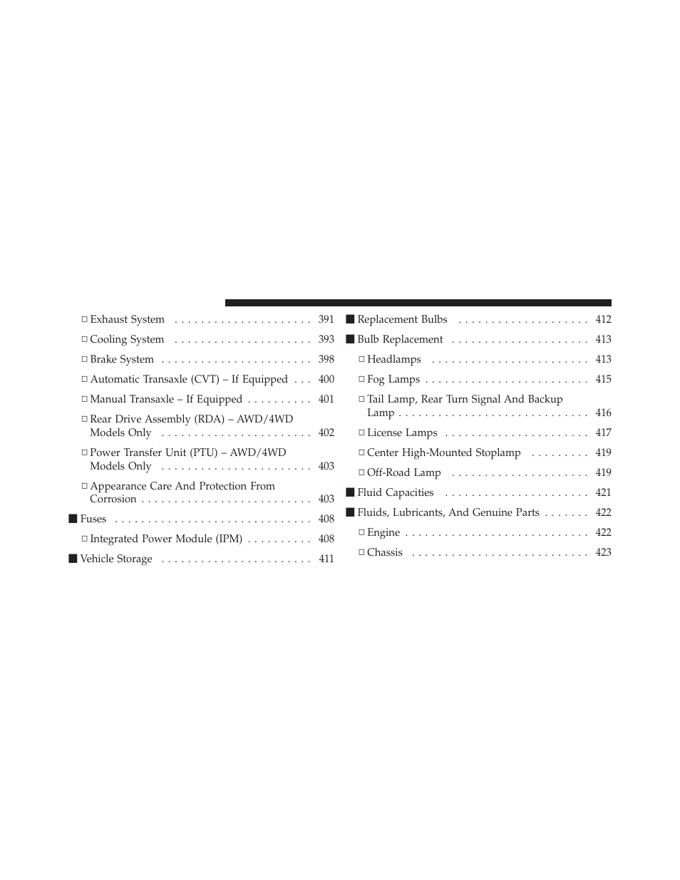 Jeep 2010 Compass - Owner Manual User Manual | Page 377 / 474