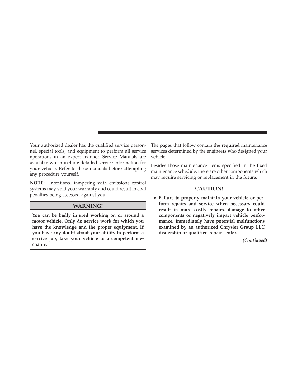 Dealer service, Maintenance procedures | Jeep 2010 Compass - Owner Manual User Manual | Page 383 / 474