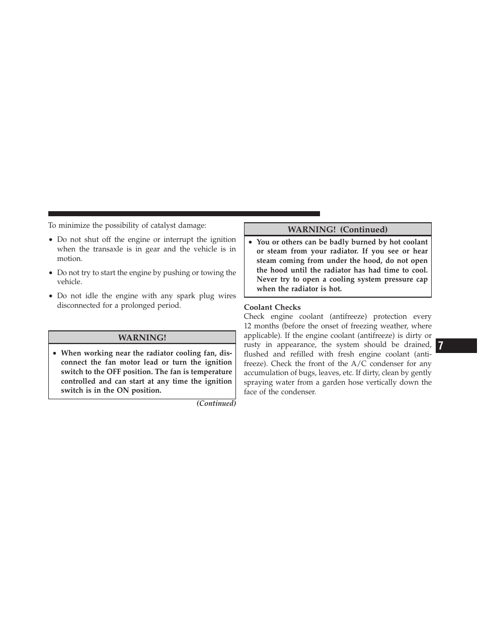 Cooling system | Jeep 2010 Compass - Owner Manual User Manual | Page 394 / 474