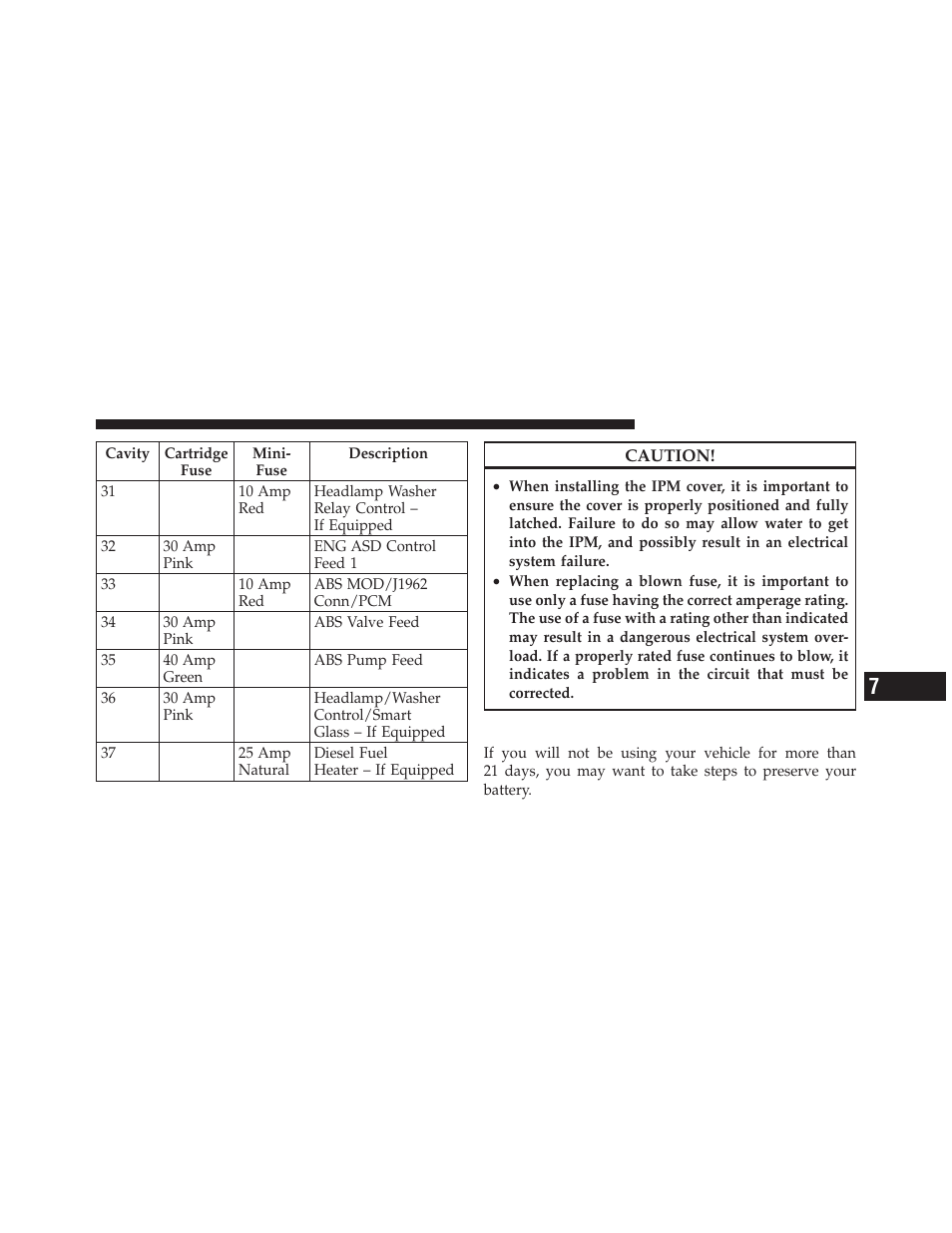 Vehicle storage | Jeep 2010 Compass - Owner Manual User Manual | Page 412 / 474