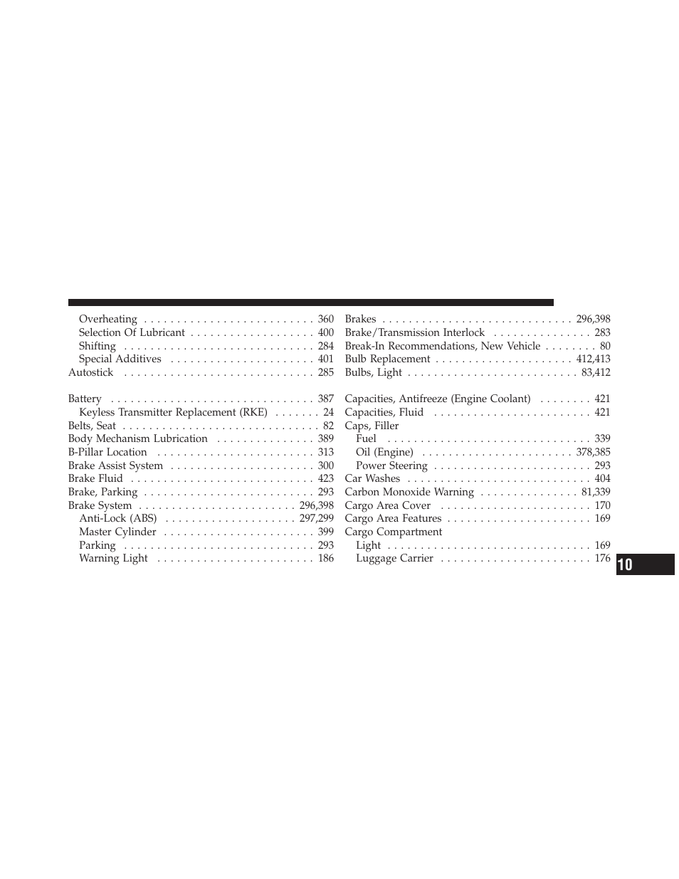 Jeep 2010 Compass - Owner Manual User Manual | Page 458 / 474