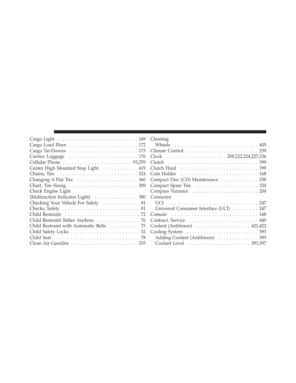 Jeep 2010 Compass - Owner Manual User Manual | Page 459 / 474