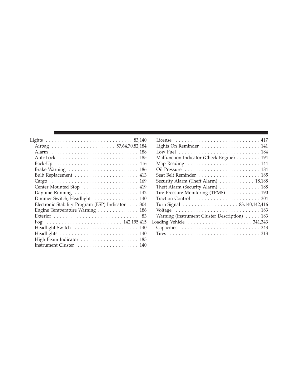 Jeep 2010 Compass - Owner Manual User Manual | Page 465 / 474