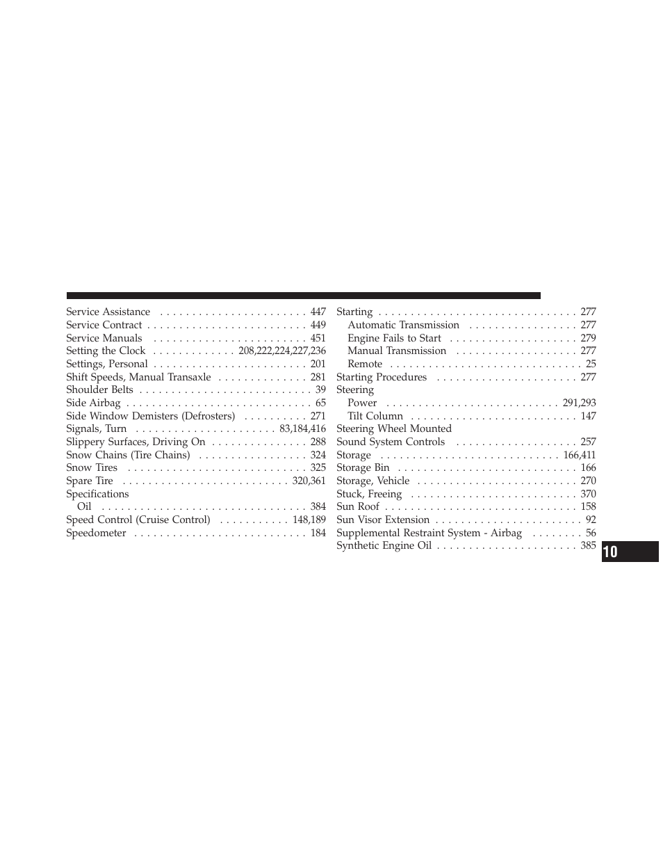 Jeep 2010 Compass - Owner Manual User Manual | Page 470 / 474