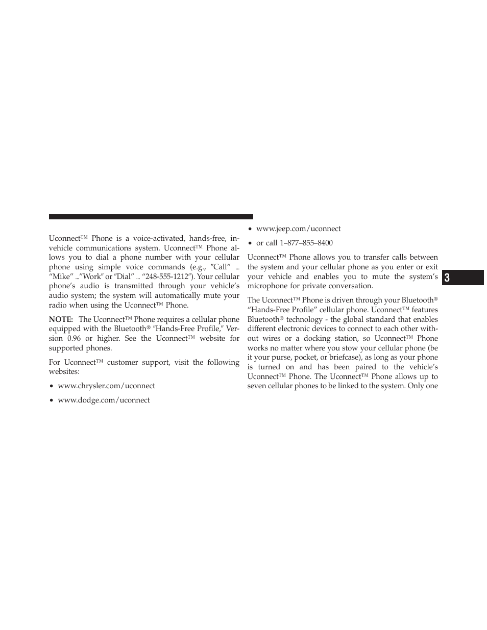 Uconnect™ phone — if equipped | Jeep 2010 Compass - Owner Manual User Manual | Page 94 / 474