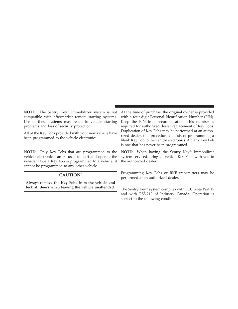 Replacement keys, Customer key programming, General information | Jeep 2010 Grand Cherokee - Owner Manual User Manual | Page 19 / 466