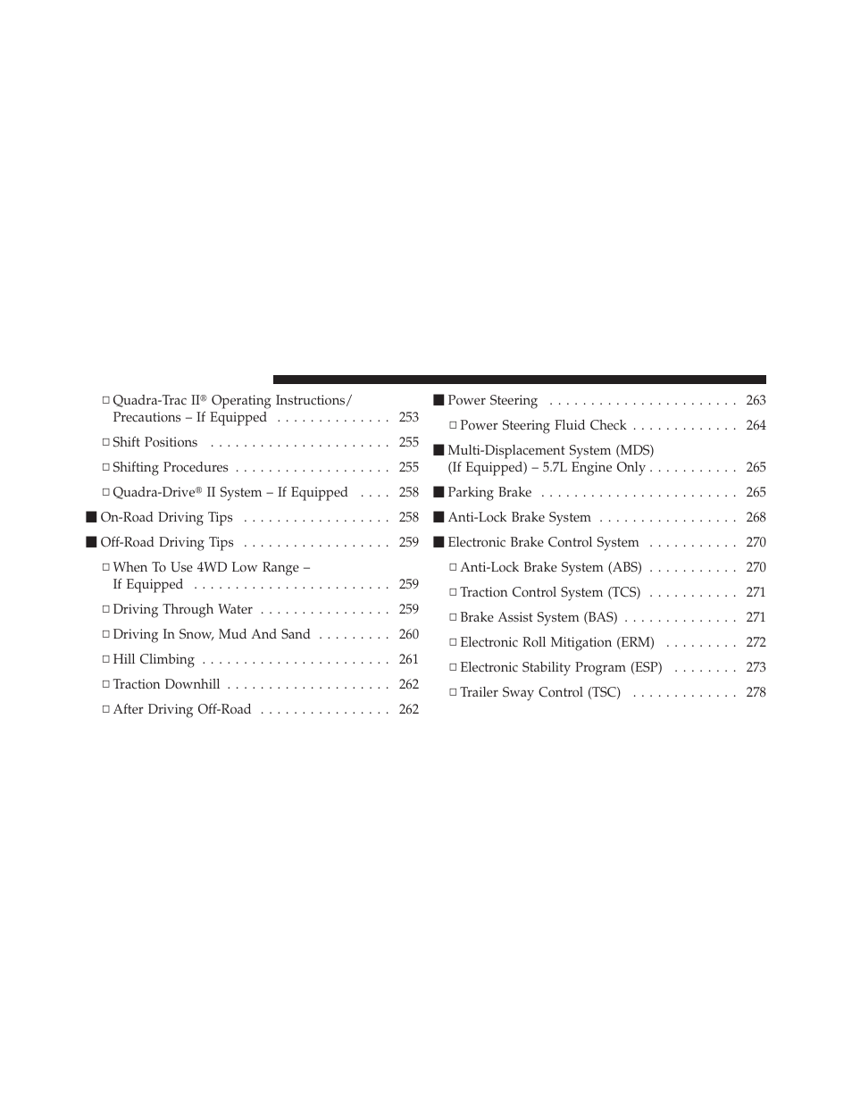 Jeep 2010 Grand Cherokee - Owner Manual User Manual | Page 237 / 466