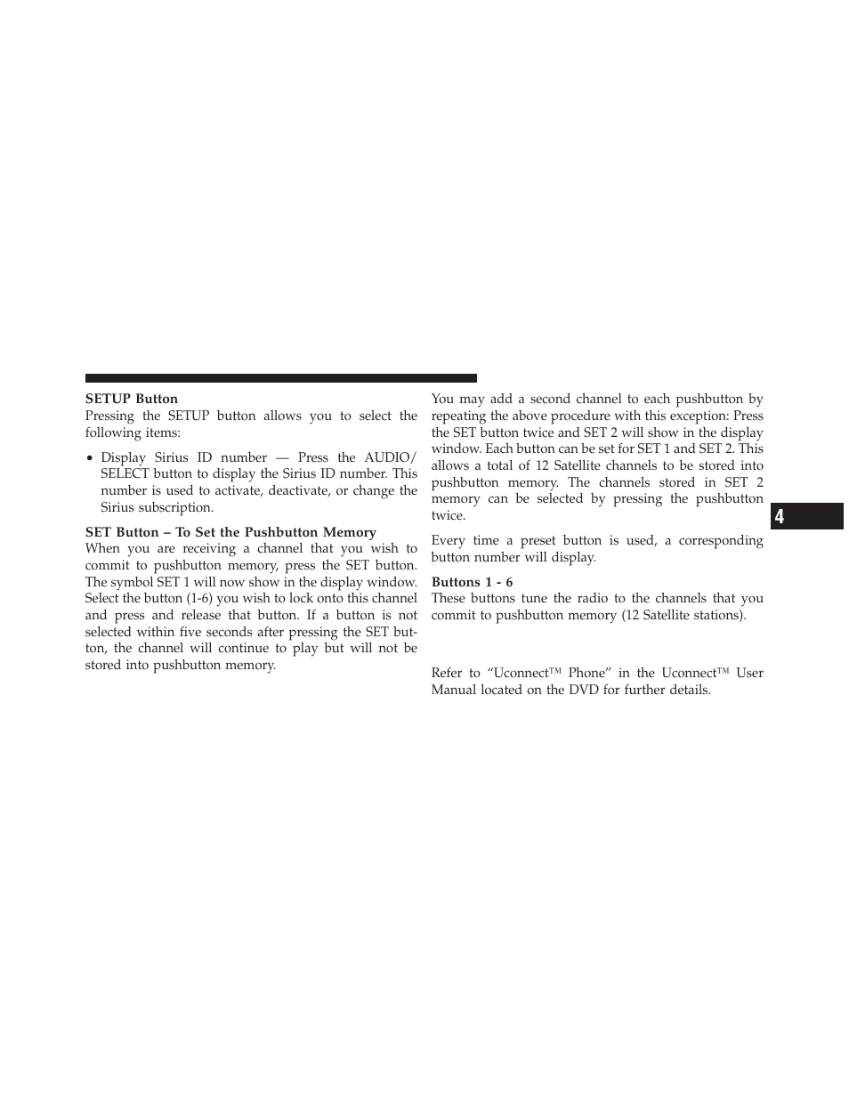 Operating instructions - uconnect™ phone, If equipped) | Jeep 2010 Grand Cherokee SRT - Owner Manual User Manual | Page 220 / 407