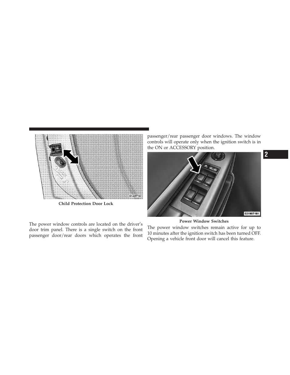 Windows, Power windows | Jeep 2010 Grand Cherokee SRT - Owner Manual User Manual | Page 30 / 407