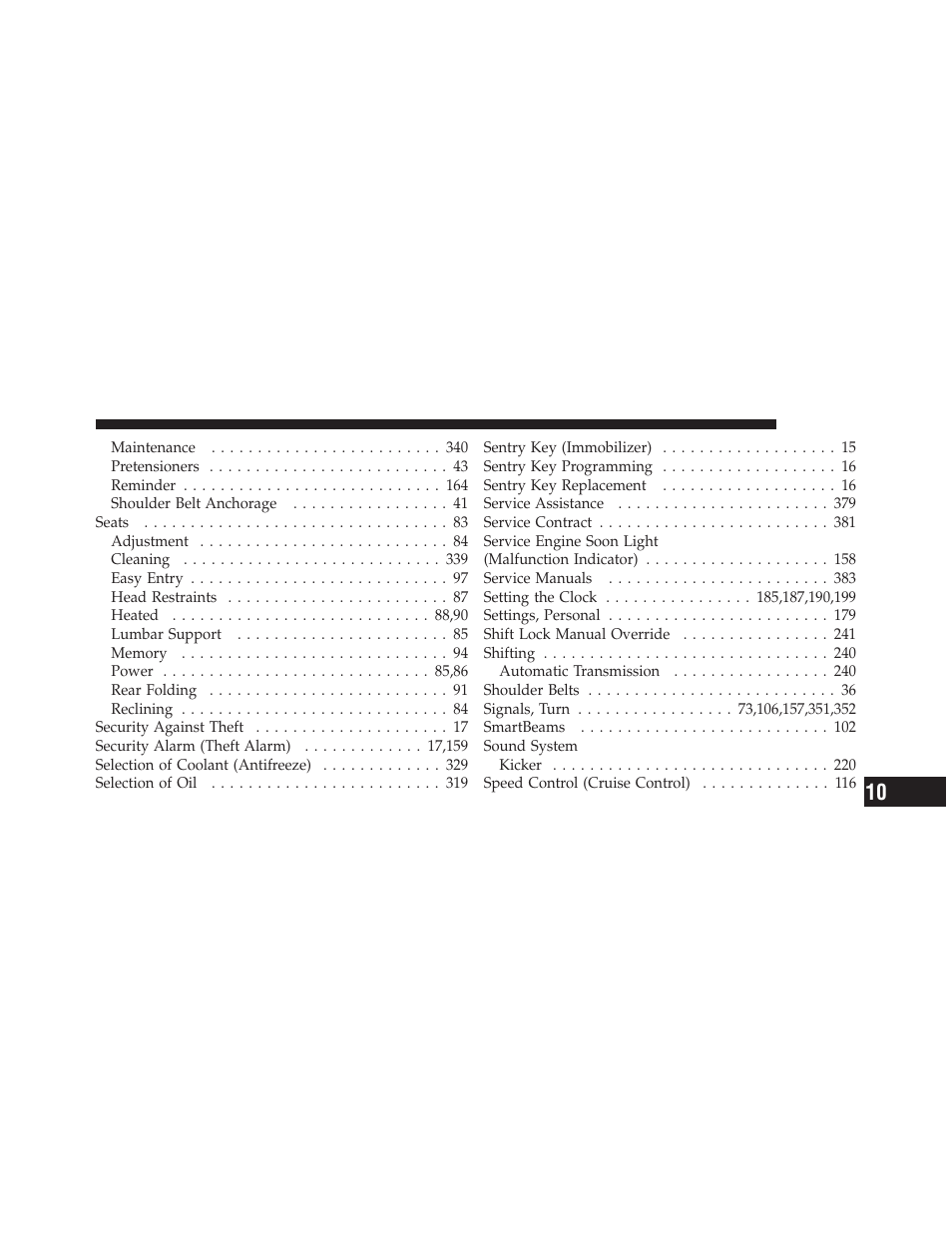 Jeep 2010 Grand Cherokee SRT - Owner Manual User Manual | Page 402 / 407