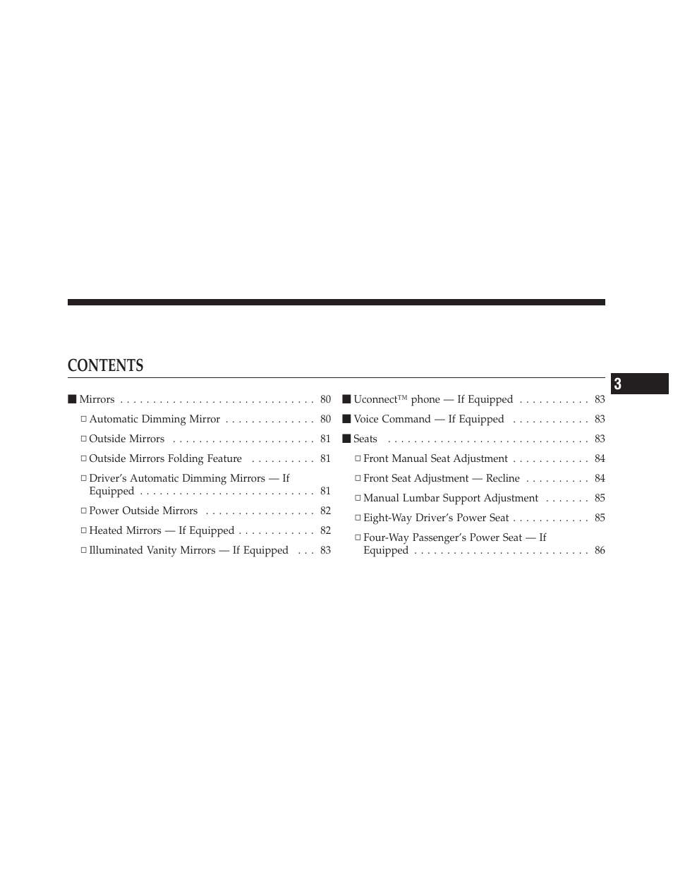 Jeep 2010 Grand Cherokee SRT - Owner Manual User Manual | Page 76 / 407