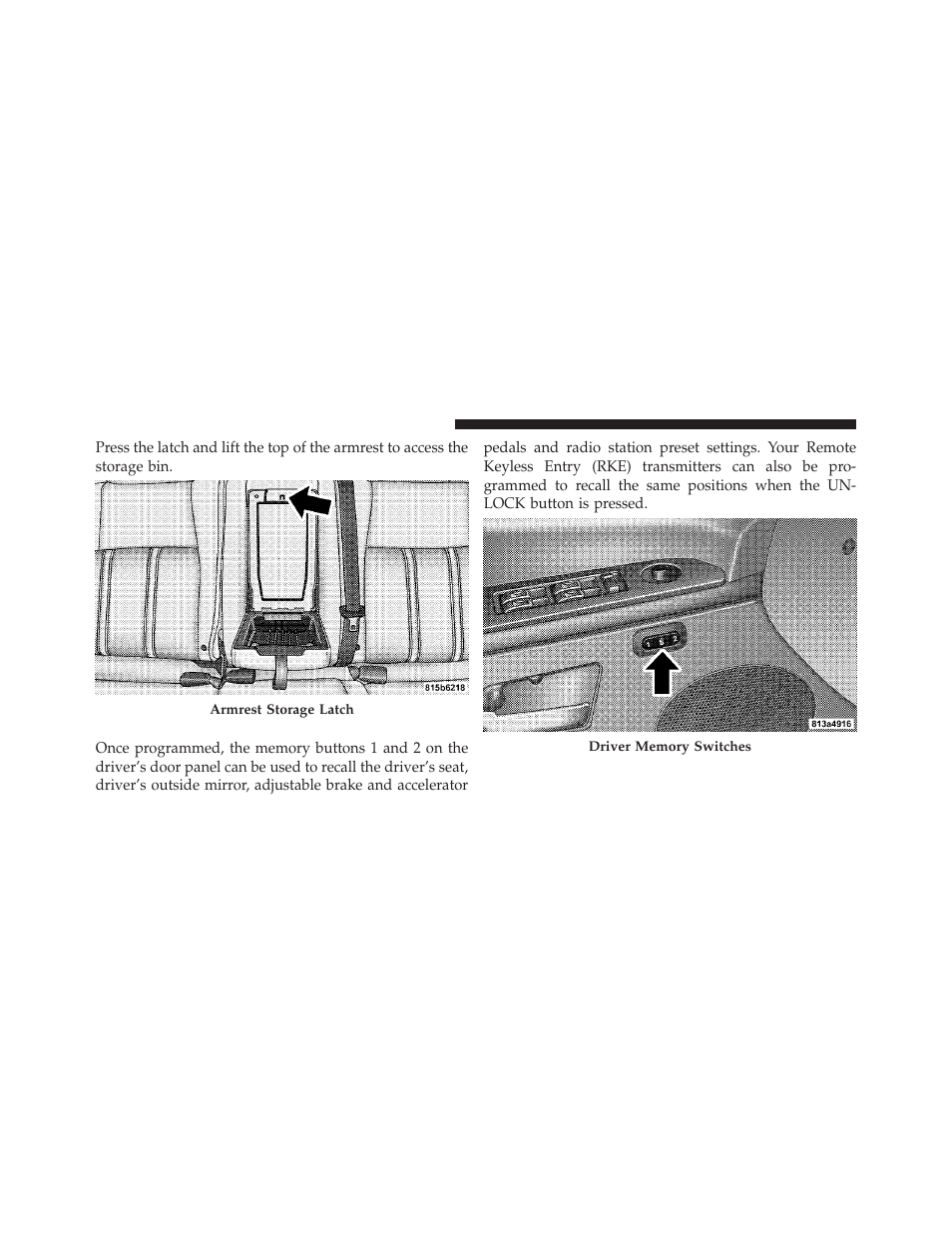 Driver memory seat — if equipped | Jeep 2010 Grand Cherokee SRT - Owner Manual User Manual | Page 95 / 407