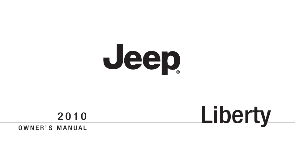 Jeep 2010 Liberty - Owner Manual User Manual | 522 pages