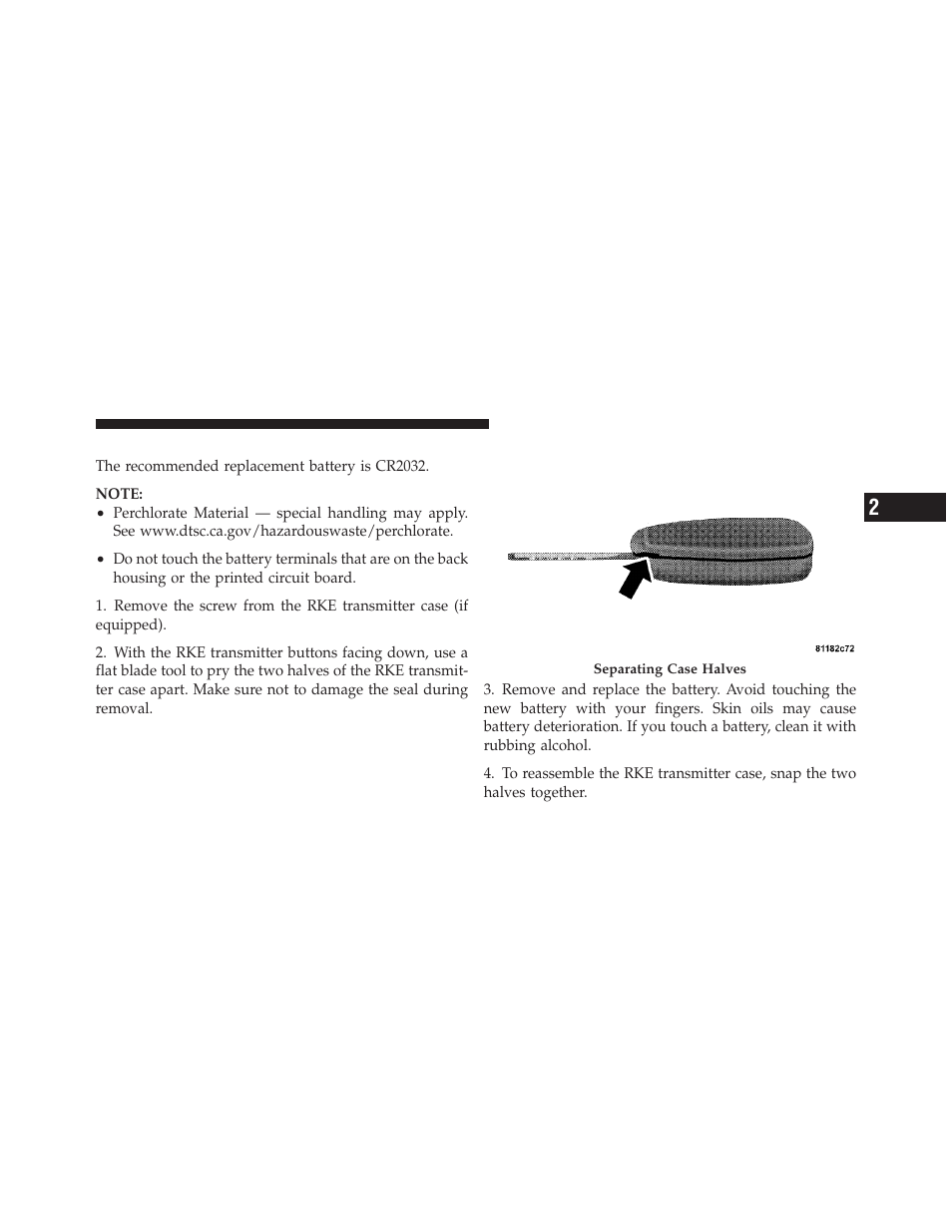 Battery replacement | Jeep 2010 Liberty - Owner Manual User Manual | Page 26 / 522